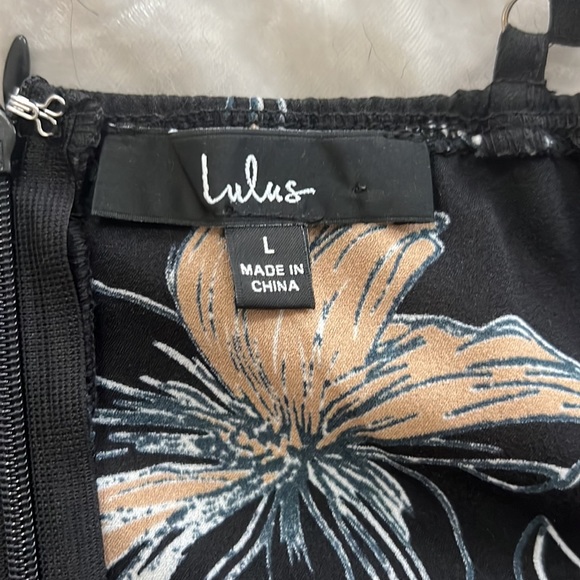 Lulu’s Darling Daylily High-Low Maxi Dress Sz. Lg - Picture 5 of 5